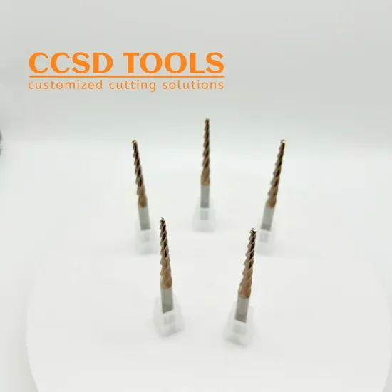 Taper Mill for Hard Material Die Mould Machining Carbide Taper D8 HRC 65